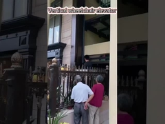 250kg 4m ngoài trời ghế xe lăn sàn thang máy nhà ở thang máy dọc