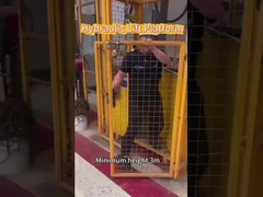 Kho hàng công nghiệp Thang máy nâng thủy lực hàng hóa Hướng dẫn dọc Hàng hóa đường sắt Thang máy nâng