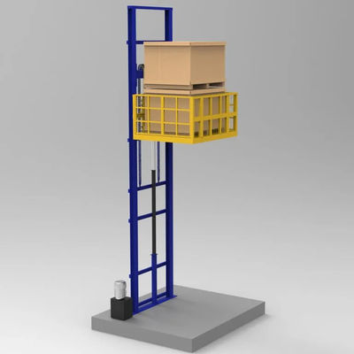 Mua Blue 500KGs Hydraulic Cargo Lift Platform cho trong nhà và ngoài trời online manufacture