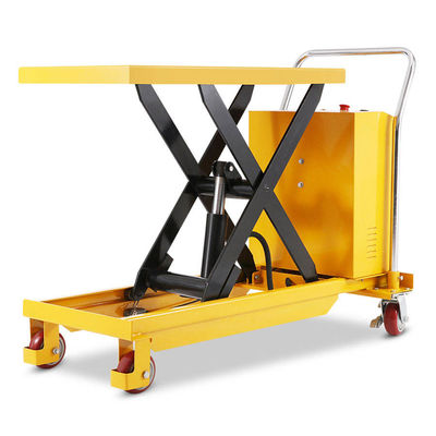 Mua Xe nâng thủy lực màu vàng 500kg 0,9m Xe nâng kéo bán điện online manufacture