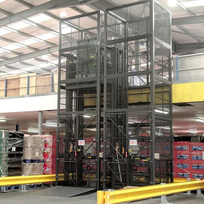 Mua Hydraulic 3T Cage Lift 5m 3000kgs Warehouse Cargo Lift Factory Goods Lift online manufacture