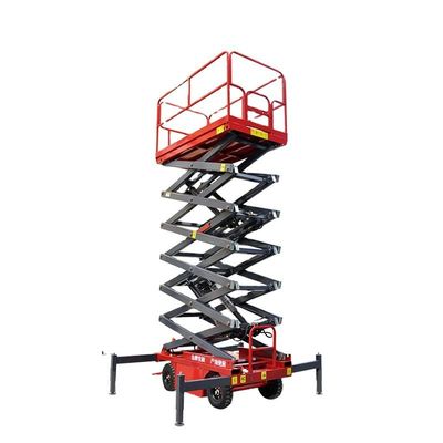 Mua 8m nâng kéo máy nâng kéo thủy lực trên không nền tảng nâng kéo 1000KGs online manufacture
