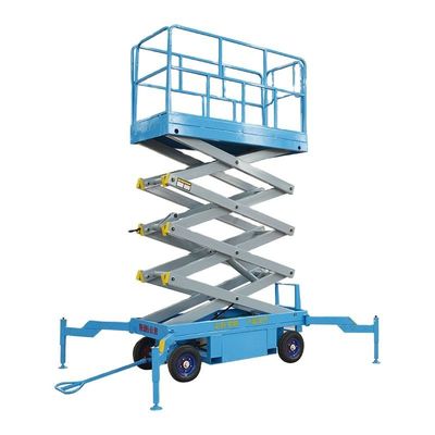 Mua Hydraulic 500kg Mobile Scissor Lift 14m High Aerial Platform online manufacture