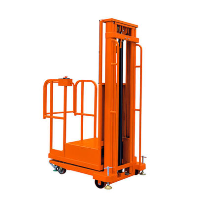 Mua Màu cam 3m Semi Electric Order Picker Warehouse Stock Picker Lift online manufacture
