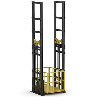 Mua Thang máy hàng hóa hai cột thang máy thủy lực kho hàng hóa thang máy dẫn đường hai cột 7m online manufacture
