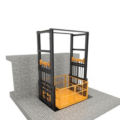 Mua Kho hàng công nghiệp Thang máy nâng thủy lực hàng hóa Hướng dẫn dọc Hàng hóa đường sắt Thang máy nâng online manufacture