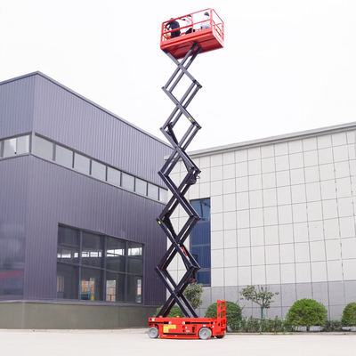 Mua 6m 8m 10m 12m 14m Electric Self Propelled Scissor Lift Hydraulic Man Lift Table sản xuất trực tuyến