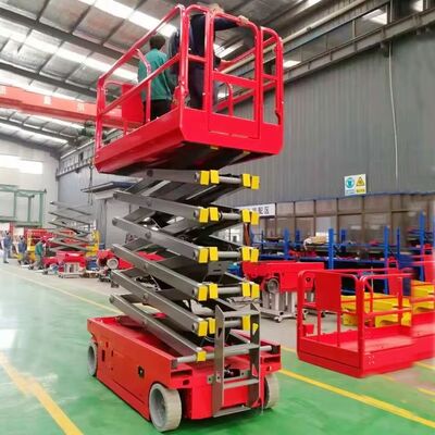 Mua 6m 8m 10m Hydraulic Scissor Lift nhỏ 1-2 người người nâng kéo di động sản xuất trực tuyến