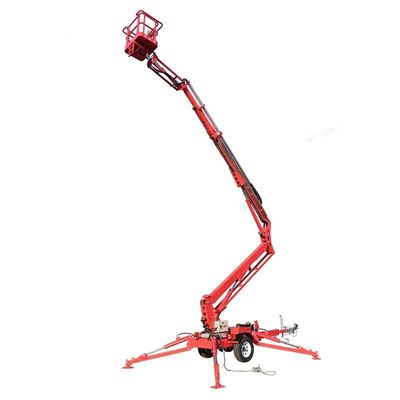14m 200kg Ứng dụng gắn trên xe kéo nối cột nâng pin hoặc xe kéo xăng người nâng