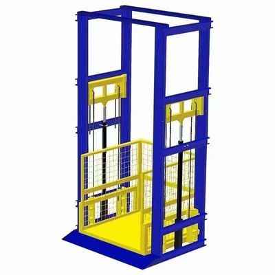 Thang máy vận chuyển hàng hóa công nghiệp gắn tường 9m Thang máy vận chuyển hàng hóa thủy lực