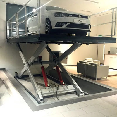 3500kgs Thang máy nâng xe ô tô 3m Thang máy kéo xe cố định cho nhà để xe