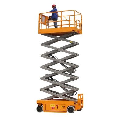 Màu vàng 450KG Động cơ nâng kéo thủy lực 8m Thang máy bay tự động