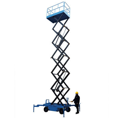 Công việc trên không 14m nâng kéo 1000KG 50 ft nâng kéo cho nhà máy