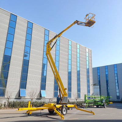 16m kéo nối Boom Lift 200kg Công việc trên không kéo nối Manlift
