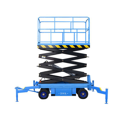 Xây dựng trên không 4m nâng kéo 500kg nâng kéo thủy lực di động