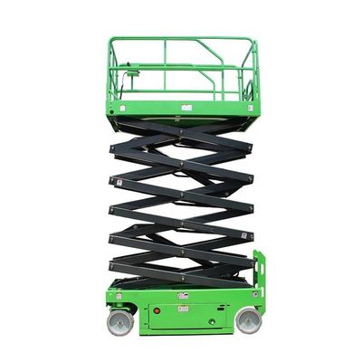 450kgs kéo nâng tự động 6m di động thủy lực nâng xanh lá cây