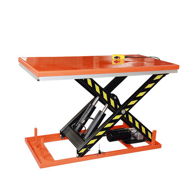 Thang máy nâng nhỏ thủy lực cố định sử dụng kho 2000kg sàn nâng kéo điện