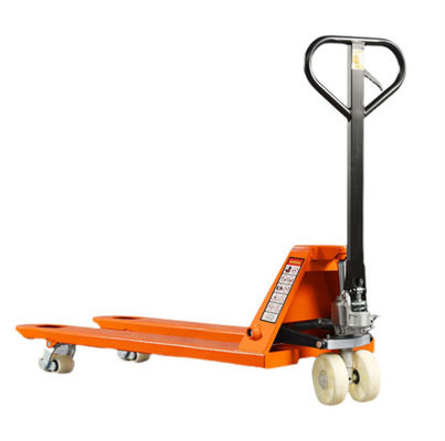 Máy nâng tay màu cam 2 tấn Capacity Hydraulic Hand Pallet Truck