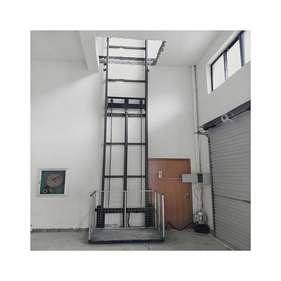 Thang máy nâng hàng hóa điện gắn tường Hàng hóa nhỏ Thang máy nâng bàn 3m - 10m Cho kho