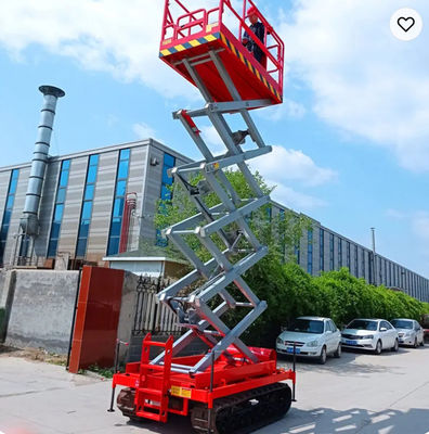 8m 10m 12m tự vận động điện Crawler Scissor Lift Platform