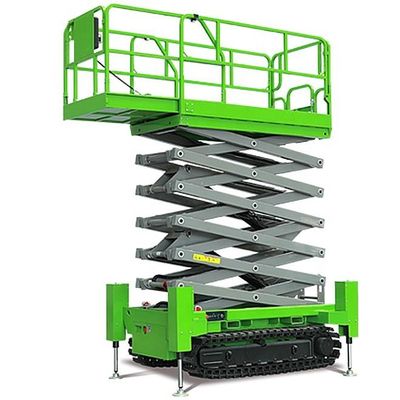 Nền tảng làm việc trên không 230kg Thang máy kéo tự động thủy lực theo dõi