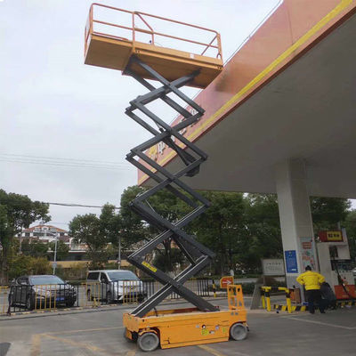 12m 14m CE được phê duyệt nền tảng nâng thủy lực nâng kéo di động