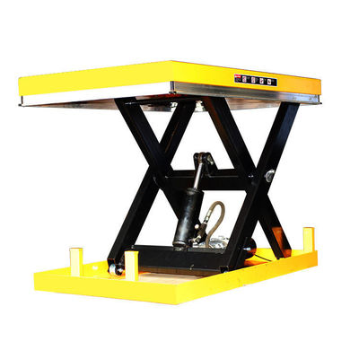 1m Trách hàng 1000kg Bàn nâng nhỏ Hydraulic Fixed Scissor Lift Tables