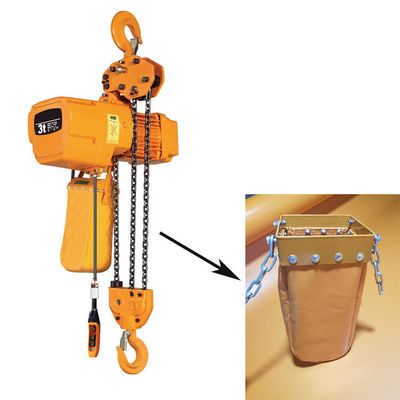 1 tấn 2 tấn Tiêu chuẩn điện Lưới dây chuyền nâng cao 6m 30m