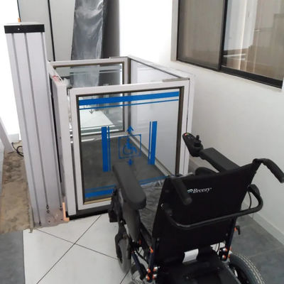 Thang máy xe lăn 1m 2m ngoài trời trong nhà Thang máy xe lăn trong nhà Thang máy thủy lực cho người khuyết tật