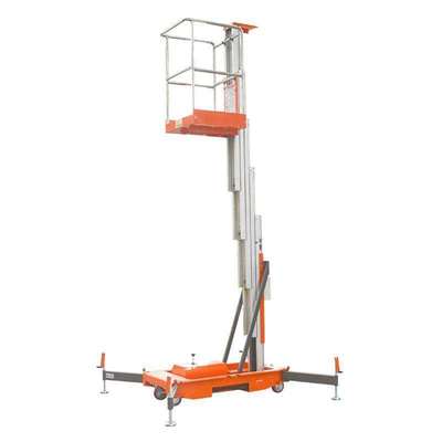 200kg 12m 14m Di động dọc một trạm nâng nền tảng làm việc