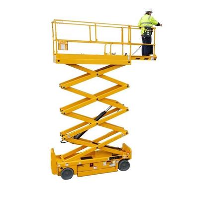 Xe nâng cắt kéo tự hành, chiều cao làm việc 6m, tải trọng 450kg