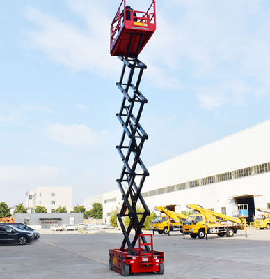 Giàn nâng điện tự hành 14m, thủy lực, di động