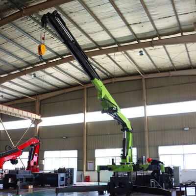 Xe nâng xe tải di động 8 - 10 Tons Boom Crane cho xây dựng