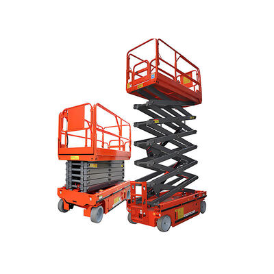 4m 6m Hydraulic tự động kéo nâng 230kg Aerial Work Platform