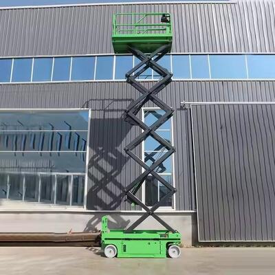 6m 8m 10m Máy nâng cắt kéo làm việc trên không Nền tảng nâng thủy lực bằng điện