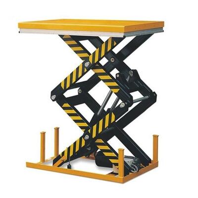 1ton 3m Kho nhỏ Hàng hóa thủy lực Nâng Bàn nâng cắt kéo điện