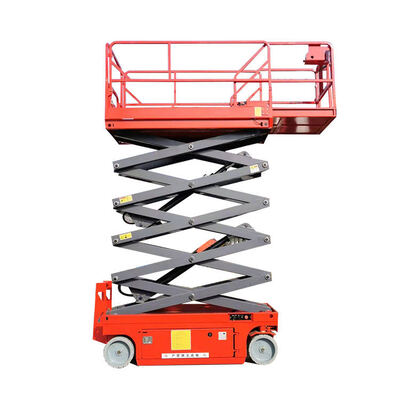 Thang máy cắt kéo di động bằng điện Nền tảng nâng thủy lực tự hành