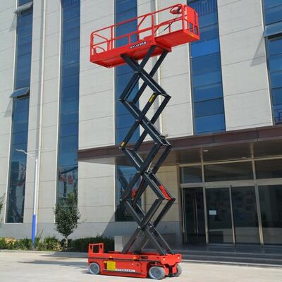 Xe nâng cắt kéo điện tự hành Công suất 10m 450kg cho 2 người vận hành