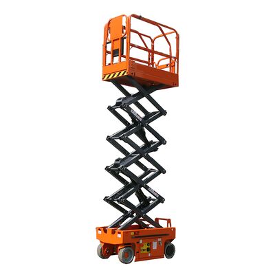 Nền tảng làm việc trên không Bệ nâng tự hành chạy bằng điện nhỏ Thang máy cắt kéo điện