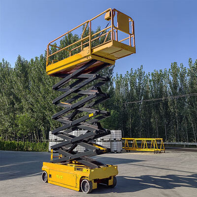 14m 16m 230kg Thang máy cắt kéo thủy lực Nền tảng làm việc trên không di động