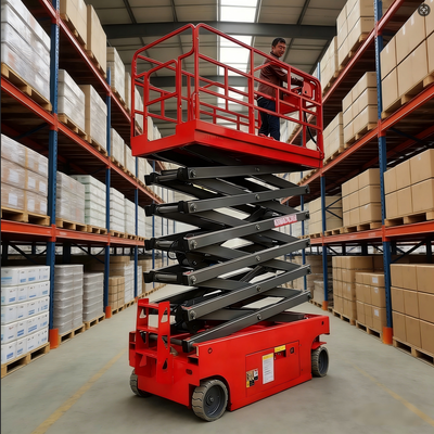 6m 8m 10m 12m Tự vận động kéo nâng thang máy thủy lực sàn nâng trên không