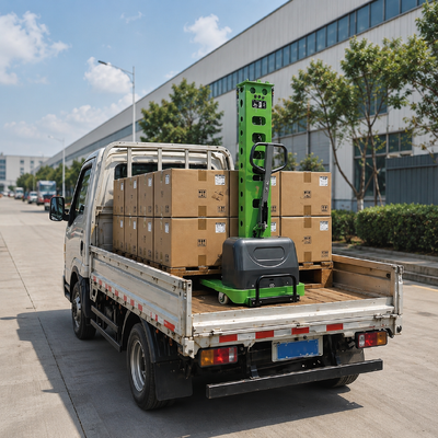 Máy nâng pallet di động 1000kg 1,6m tự tải