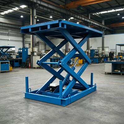 2 tấn Hydraulic Scissor Lift Table Fixed Stable Lifting Platform