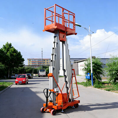 Thang nâng người hai cột 250kg Tải trọng 10m Chiều cao